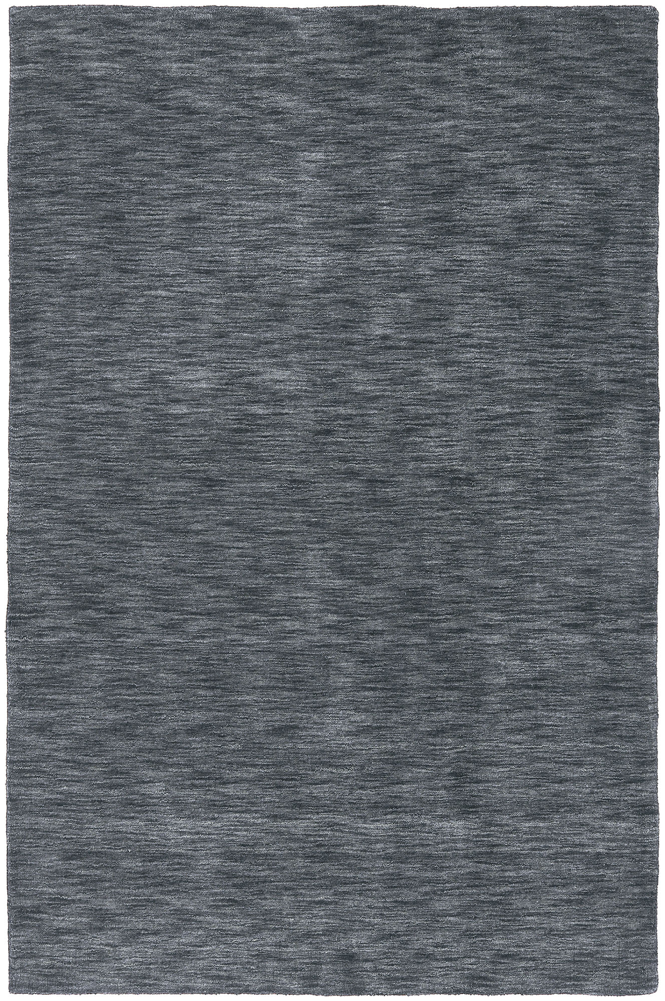 Kaleen Renaissance Collection Dark Charcoal Throw Rug 3' x 5'