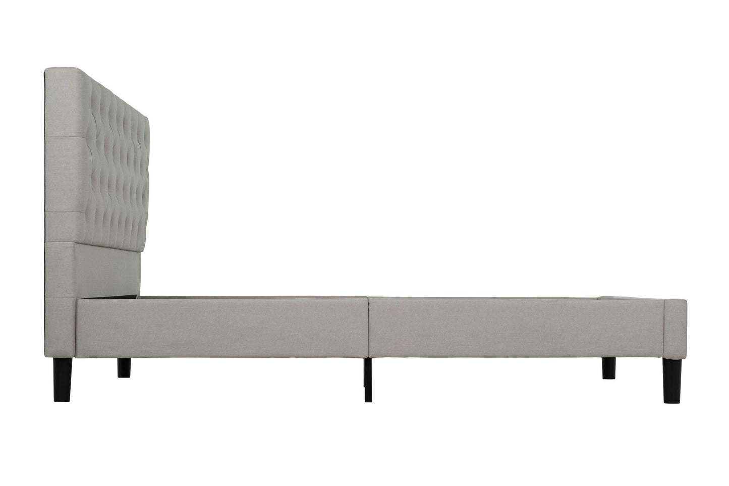 Ellie Upholstered Platform Bed, Queen