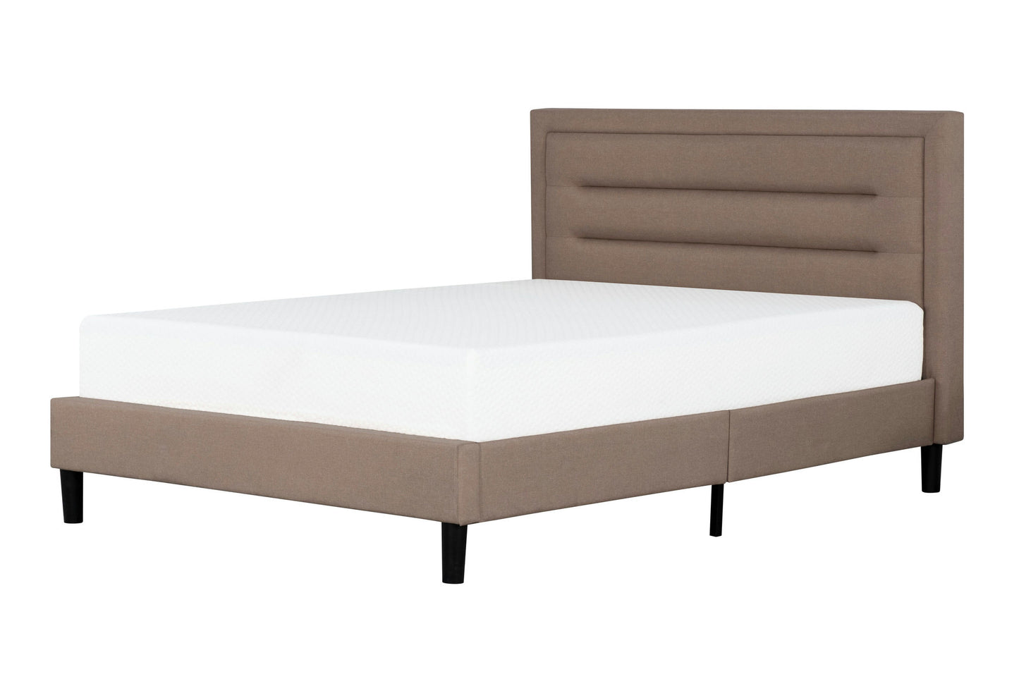 Olivia Upholstered Platform Bed, Queen
