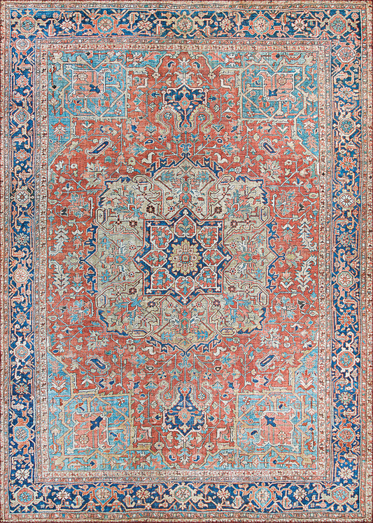 Couristan Pasha Heriz Ruby Rug 9' x 12'