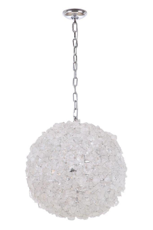 Roxx 3 Light Pendant w/ Chain, Chrome