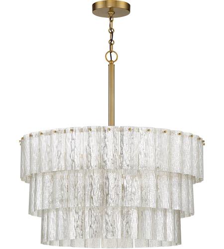 Museo Pendant 9 Light Satin Brass, 48696-SB