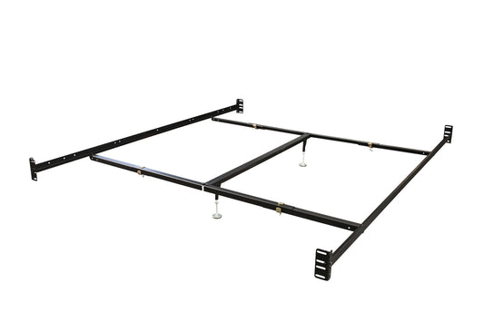 Bolt On Bed Rails California King with center support and 2 Glides