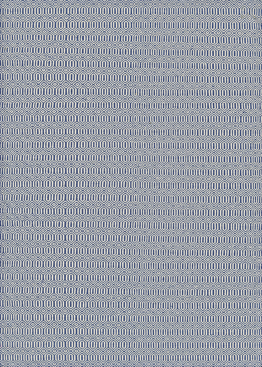 Couristan Cottages Southport Navy Runner Rug 2'3" x 8'