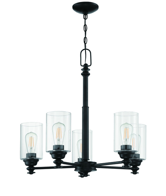 Dardyn Chandelier 5 Light Espresso, 49825-FB-C