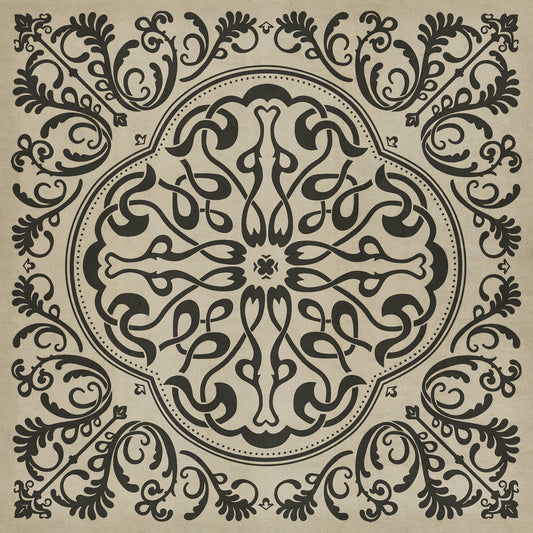 Pattern 39 Texas Hold'Em 48x48 Vintage Vinyl Floorcloth