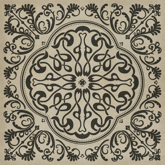 Pattern 39 Texas Hold'Em 60x60 Vintage Vinyl Floorcloth