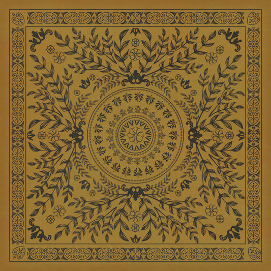 Pattern 40 Alhambra 60x60 Vintage Vinyl Floorcloth
