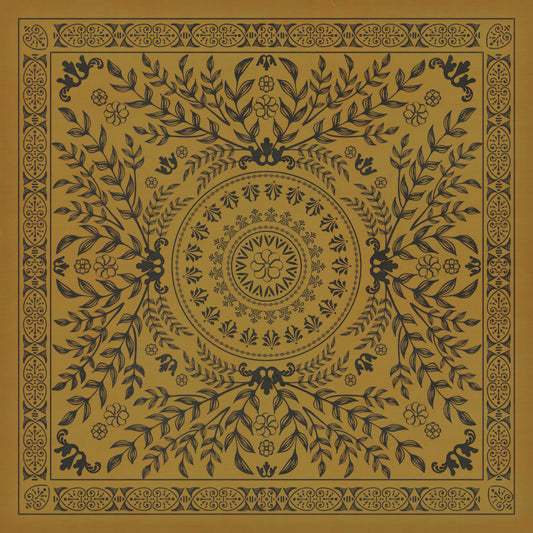 Pattern 40 Alhambra 120x120 Vintage Vinyl Floorcloth
