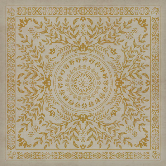 Pattern 40 Versailles 60x60 Vintage Vinyl Floorcloth