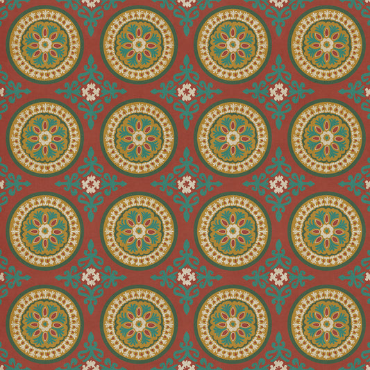 Pattern 43 Awakening 60x60 Vintage Vinyl Floorcloth
