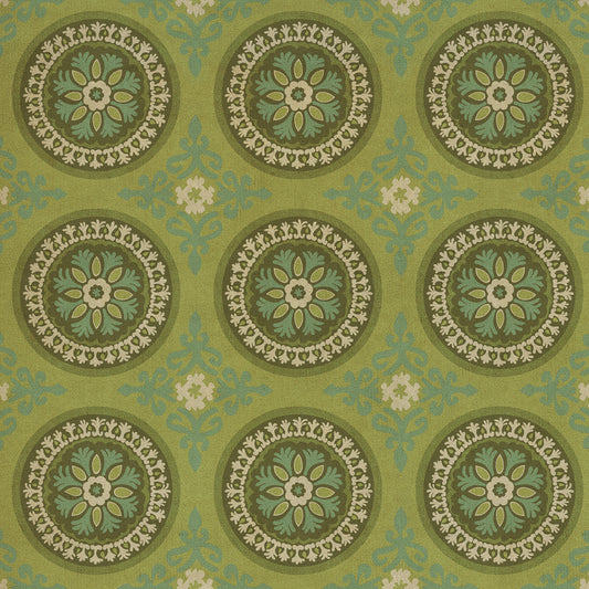 Pattern 43 Dharma 36x36 Vintage Vinyl Floorcloth