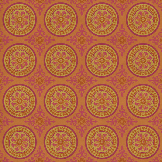 Pattern 43 Enlightenment 60x60 Vintage Vinyl Floorcloth