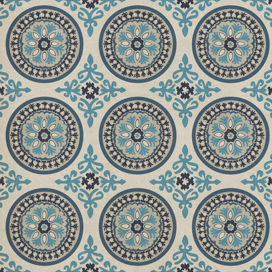 Pattern 43 Epiphany 48x48 Vintage Vinyl Floorcloth