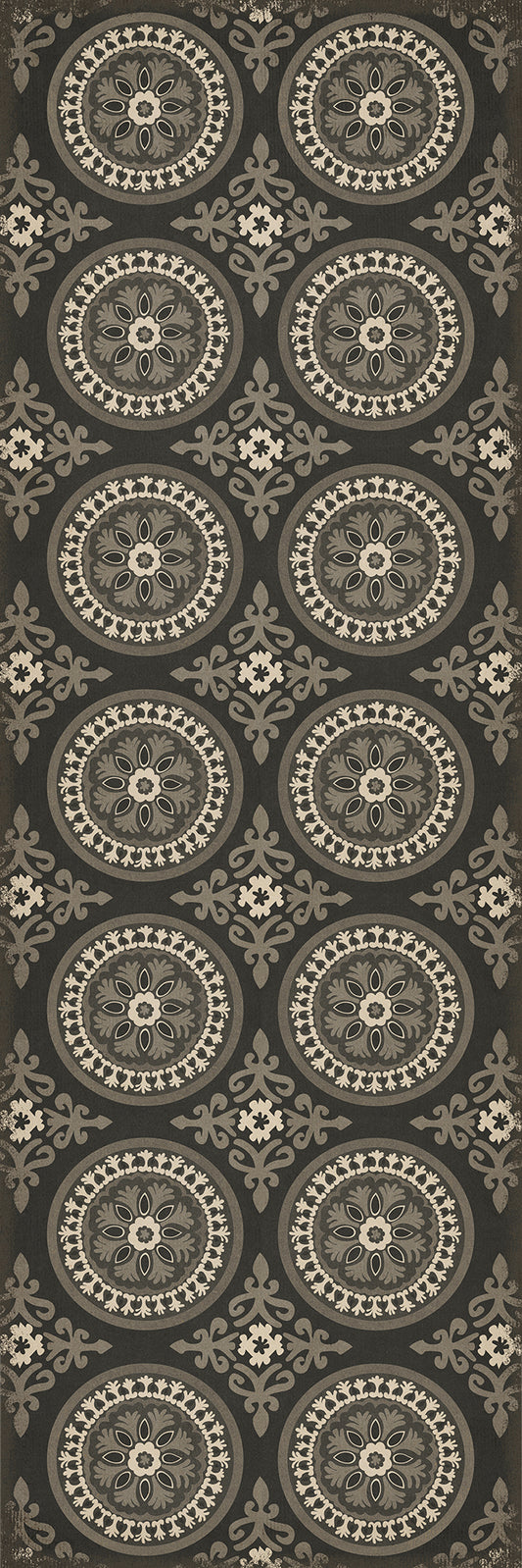 Pattern 43 Karma 36x108 Vintage Vinyl Floorcloth