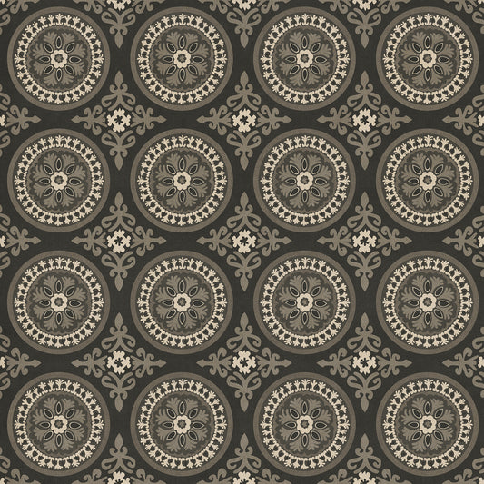 Pattern 43 Karma 60x60 Vintage Vinyl Floorcloth