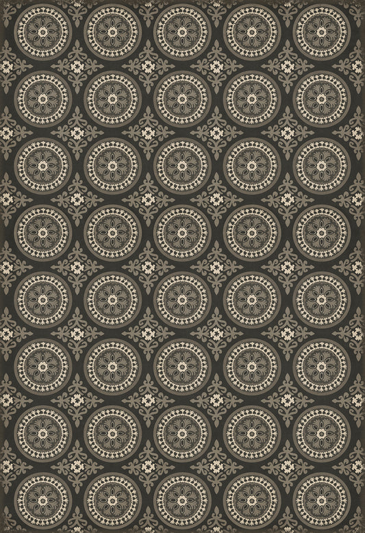 Pattern 43 Karma 96x140 Vintage Vinyl Floorcloth