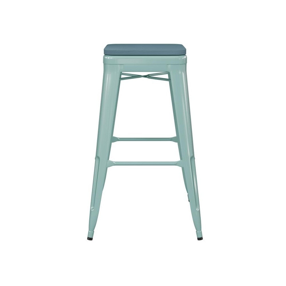 4PK 30" GN Stool-Black Seat