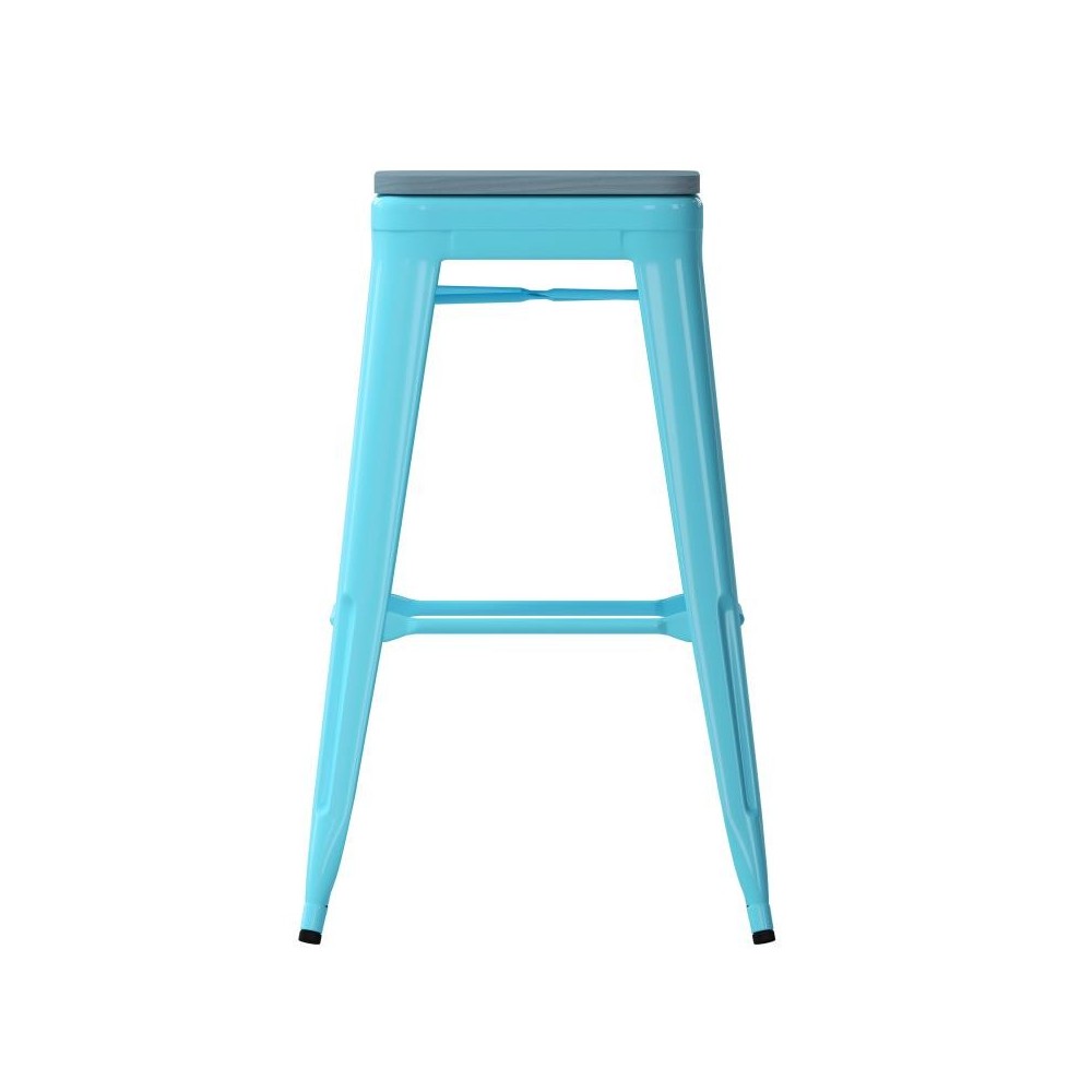 4PK 30" Teal Stool-Teal Seat