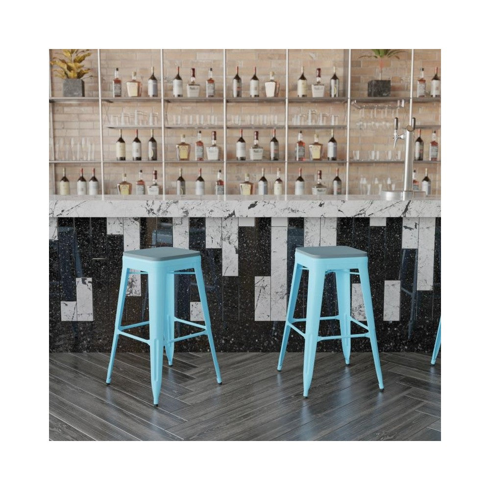 4PK 30" Teal Stool-Teal Seat