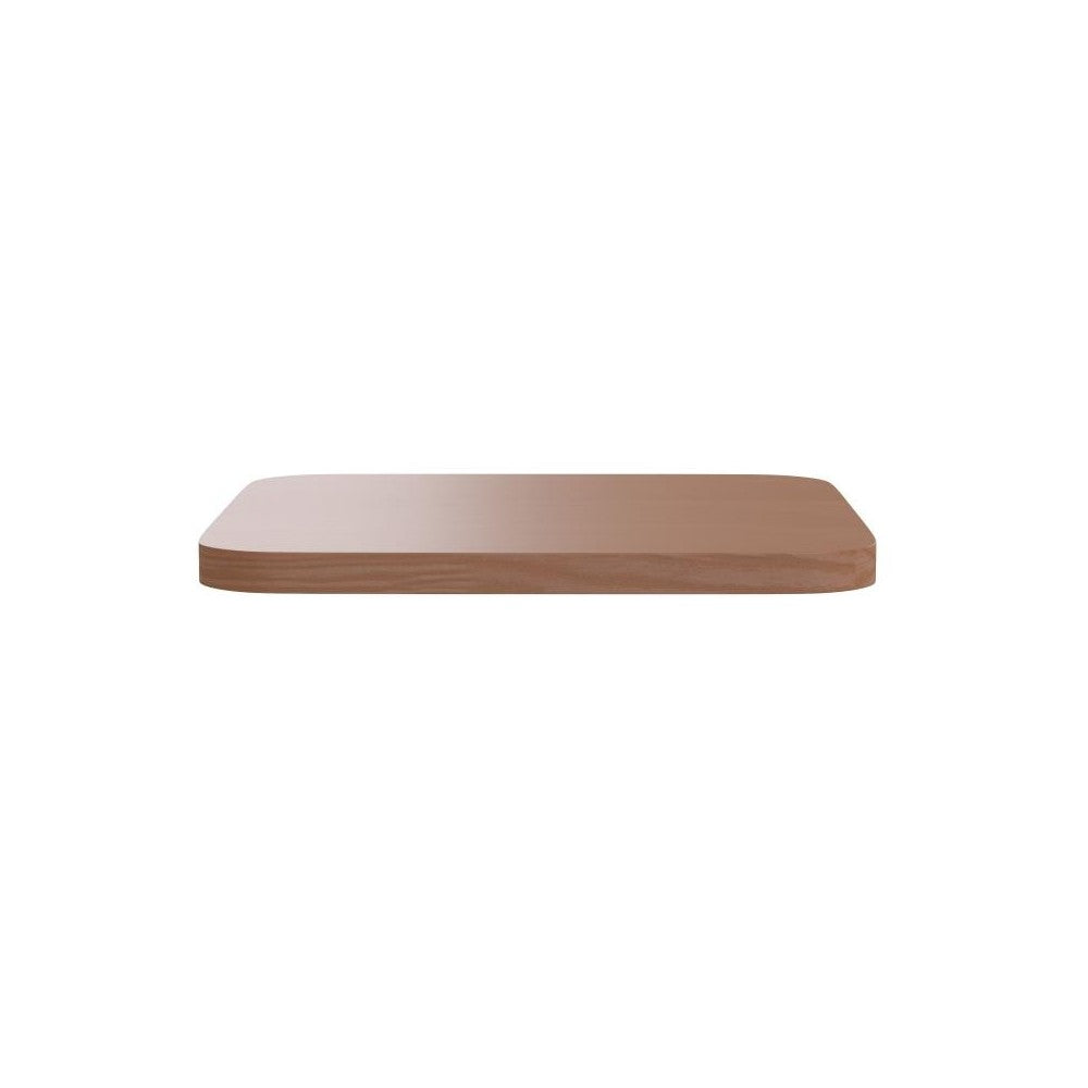 4PK Teak Poly Resin Wood Seats with Rounded Edges