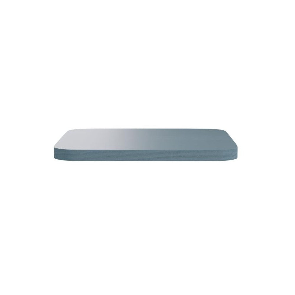 4PK Teal-BluePoly Resin Wood Seats with Rounded Edges