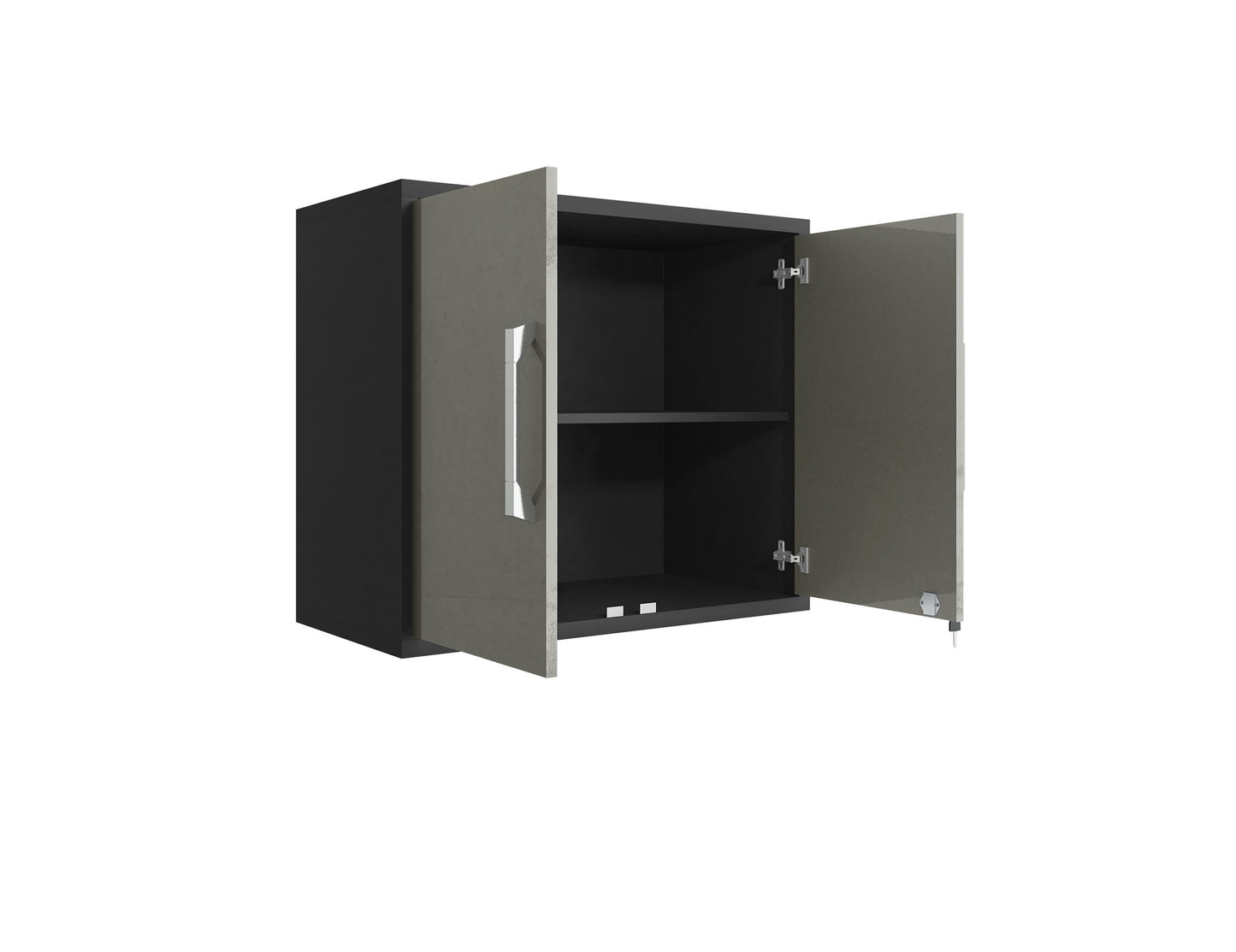 Eiffel 5-Piece Garage Storage Set in Matte Black and Grey