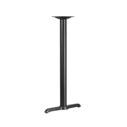 5'' x 22'' Restaurant Table T-Base with 3'' Dia. Bar Height Column