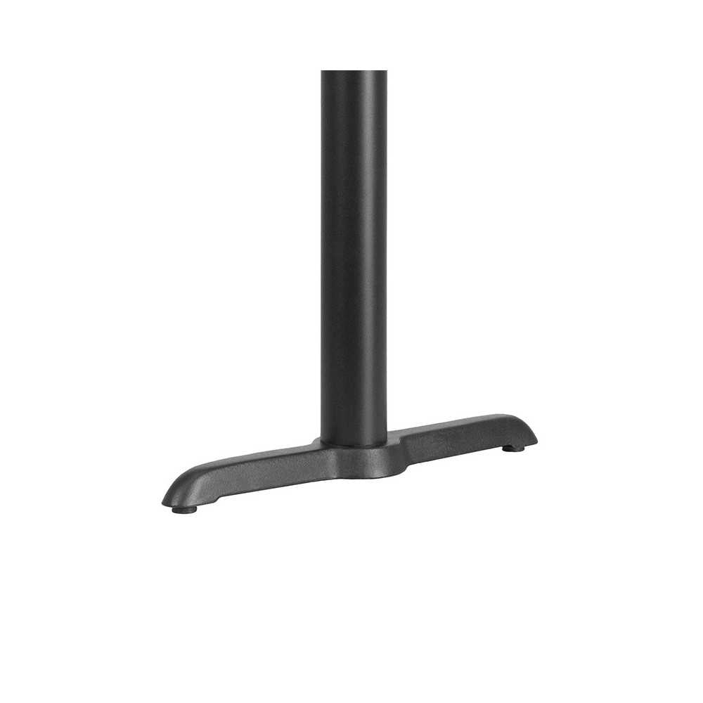 5'' x 22'' Restaurant Table T-Base with 3'' Dia. Table Height Column