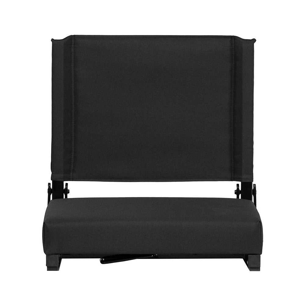 500 LB. Weight Capacity Lightweight Aluminum Frame and Ultra-Padded Seat in Black