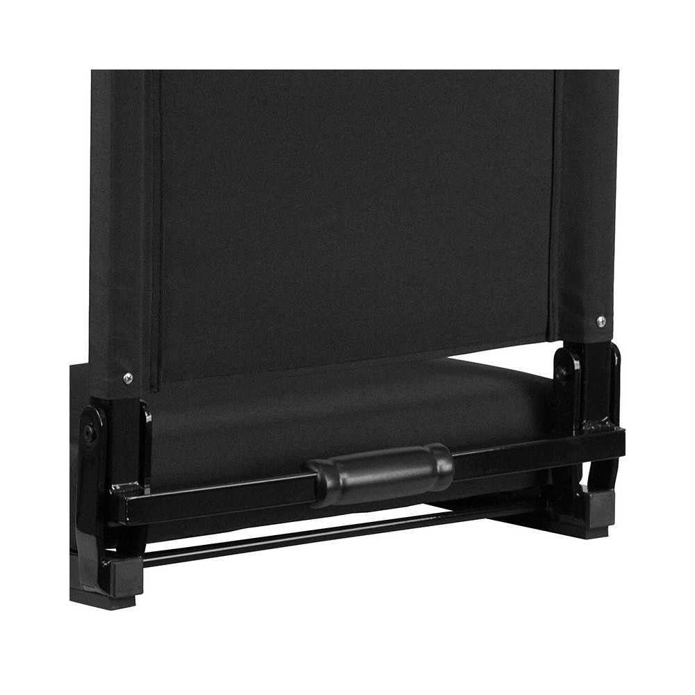 500 LB. Weight Capacity Lightweight Aluminum Frame and Ultra-Padded Seat in Black