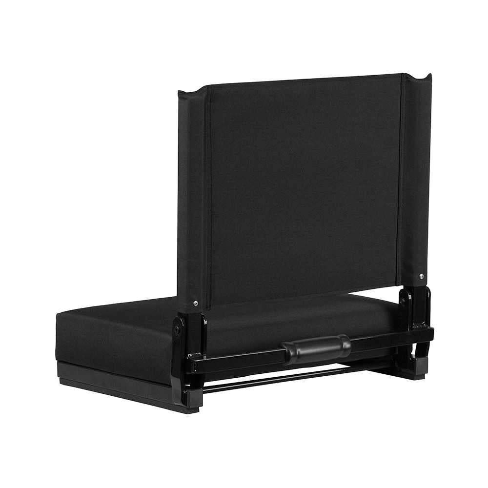 500 LB. Weight Capacity Lightweight Aluminum Frame and Ultra-Padded Seat in Black
