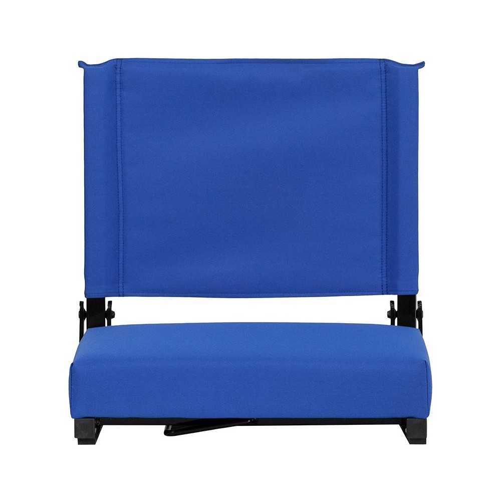500 LB. Weight Capacity Lightweight Aluminum Frame and Ultra-Padded Seat in Blue