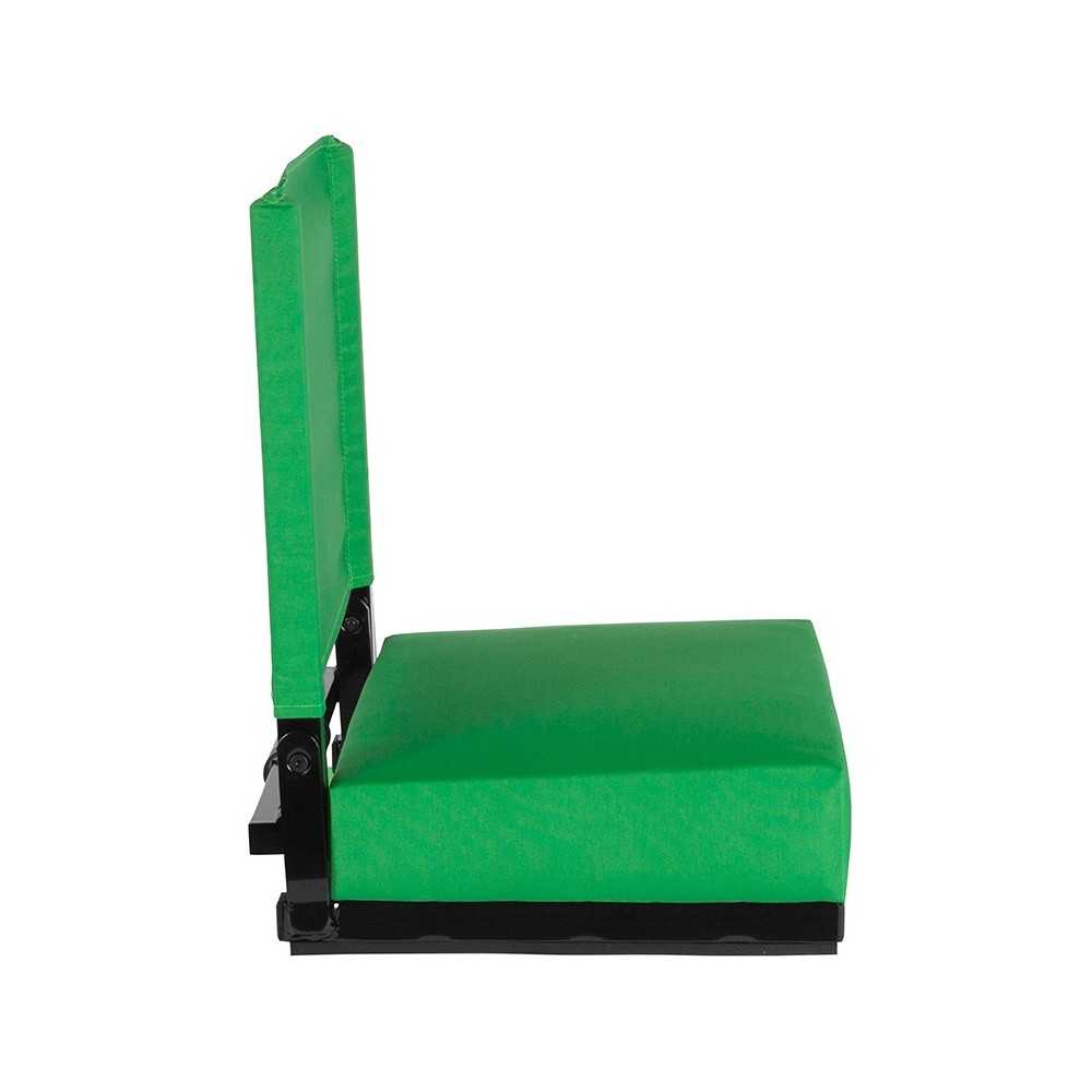 500 LB. Weight Capacity Lightweight Aluminum Frame and Ultra-Padded Seat in Bright Green