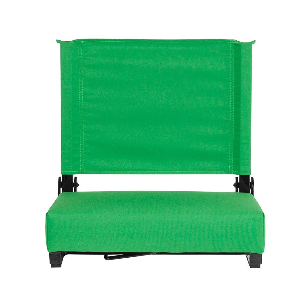 500 LB. Weight Capacity Lightweight Aluminum Frame and Ultra-Padded Seat in Bright Green