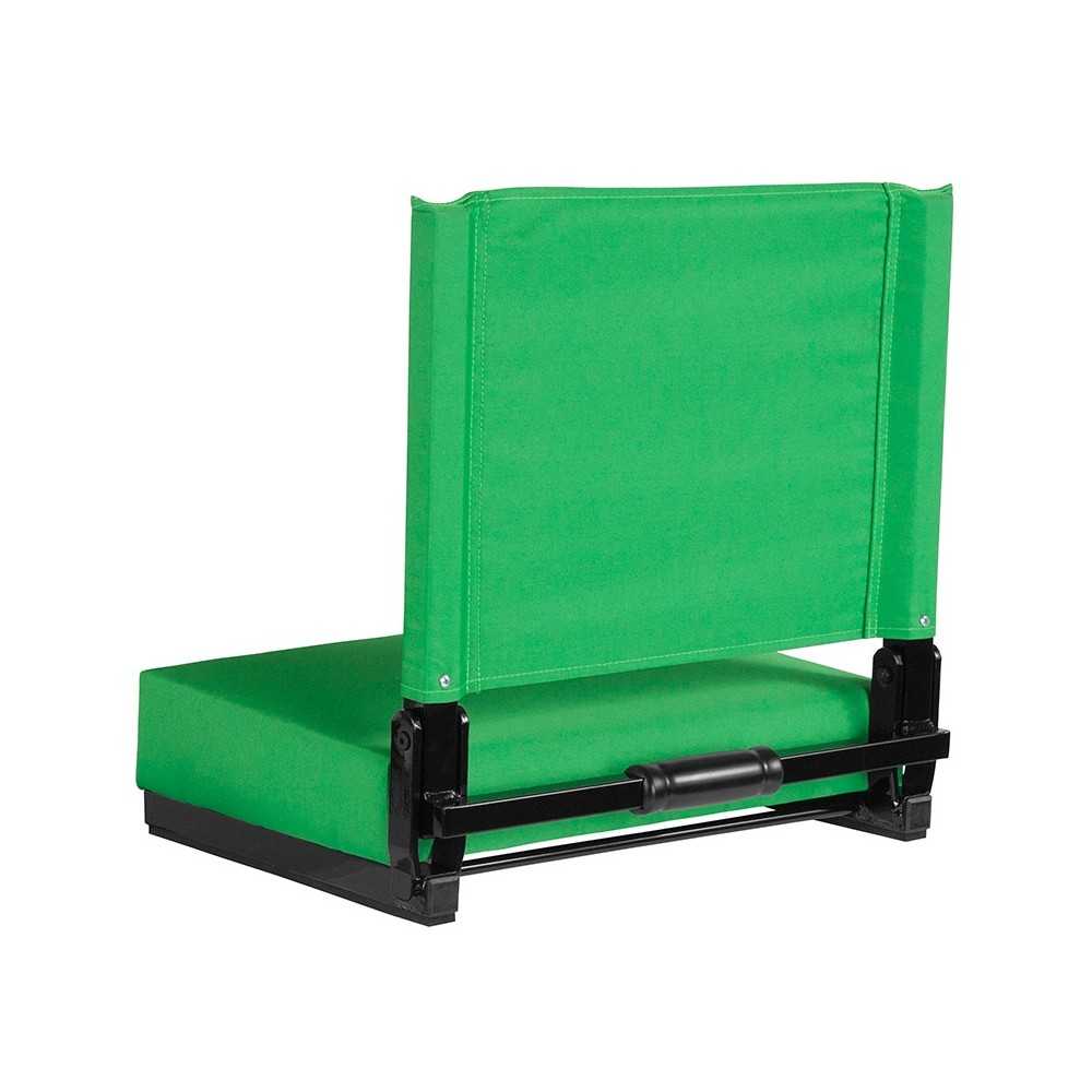 500 LB. Weight Capacity Lightweight Aluminum Frame and Ultra-Padded Seat in Bright Green