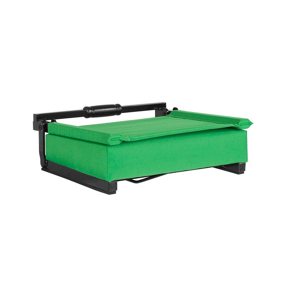 500 LB. Weight Capacity Lightweight Aluminum Frame and Ultra-Padded Seat in Bright Green