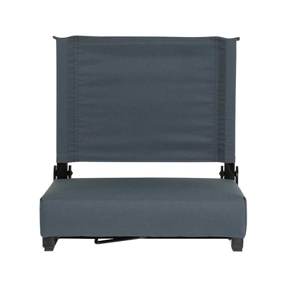 500 LB. Weight Capacity Lightweight Aluminum Frame and Ultra-Padded Seat in Dark Blue