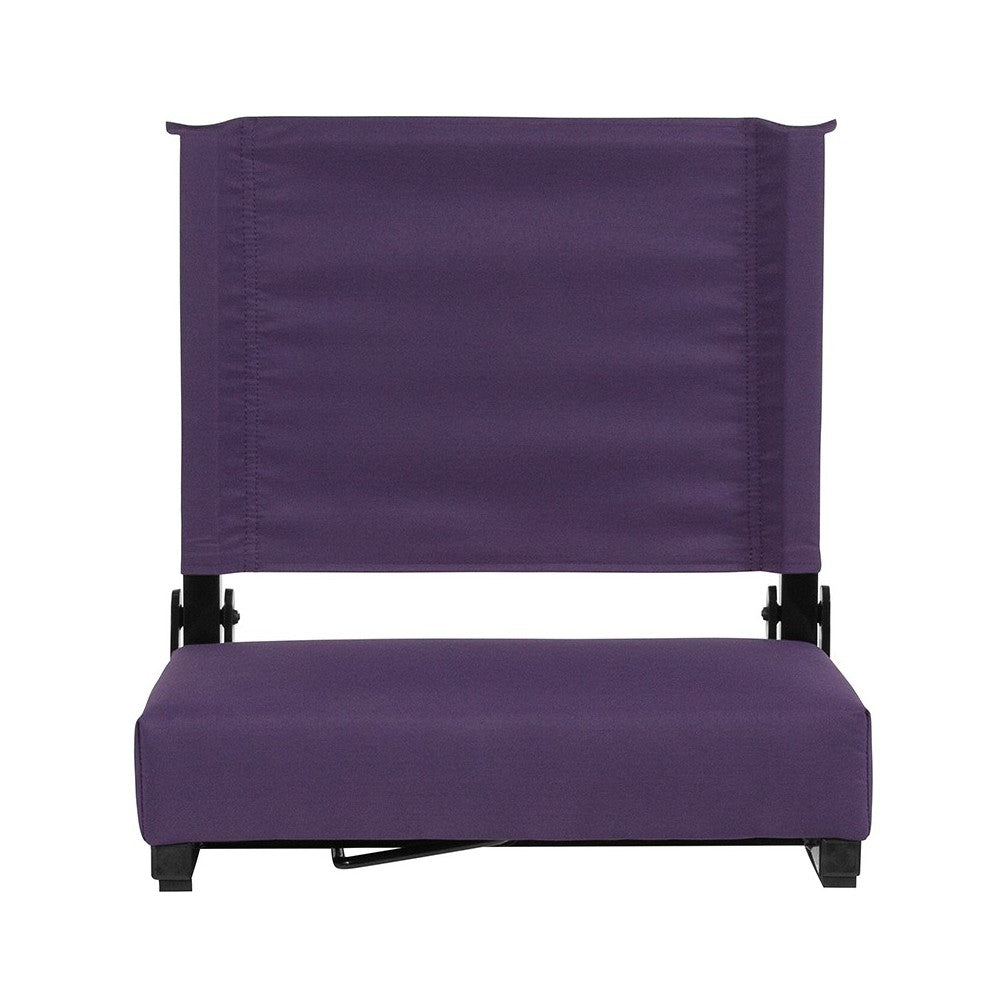 500 LB. Weight Capacity Lightweight Aluminum Frame and Ultra-Padded Seat in Dark Purple