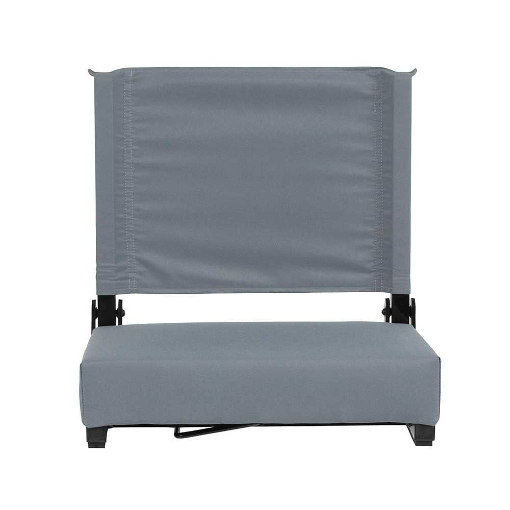 500 LB. Weight Capacity Lightweight Aluminum Frame and Ultra-Padded Seat in Gray