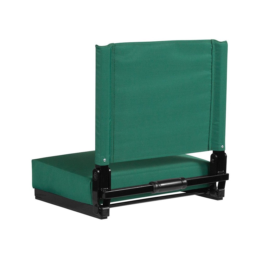 500 LB. Weight Capacity Lightweight Aluminum Frame and Ultra-Padded Seat in Hunter Green