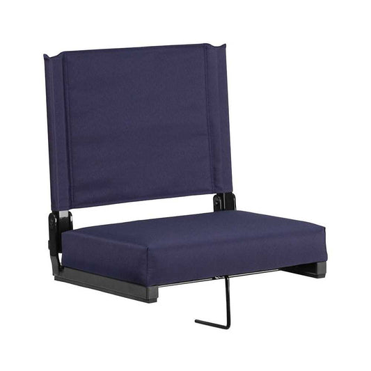 500 LB. Weight Capacity Lightweight Aluminum Frame and Ultra-Padded Seat in Navy