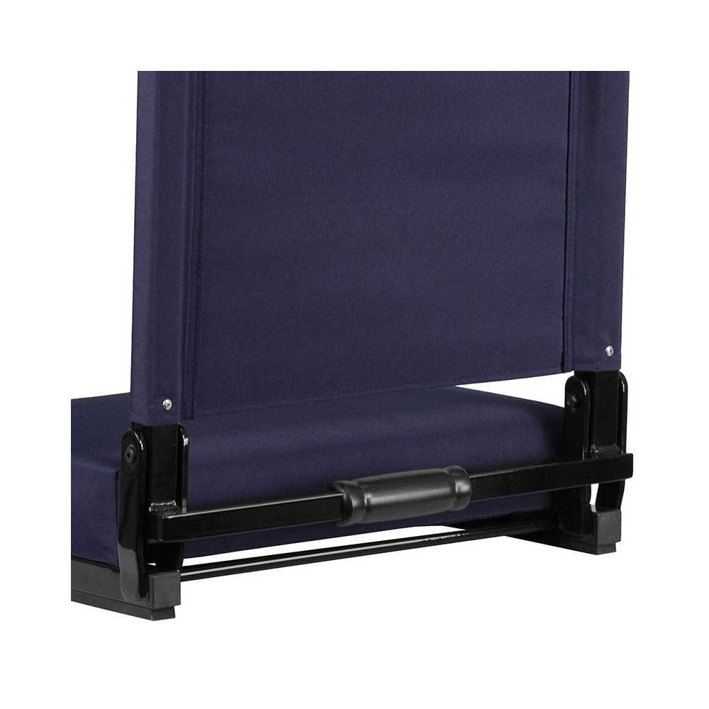 500 LB. Weight Capacity Lightweight Aluminum Frame and Ultra-Padded Seat in Navy