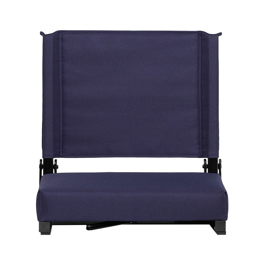 500 LB. Weight Capacity Lightweight Aluminum Frame and Ultra-Padded Seat in Navy