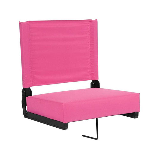 500 LB. Weight Capacity Lightweight Aluminum Frame and Ultra-Padded Seat in Pink