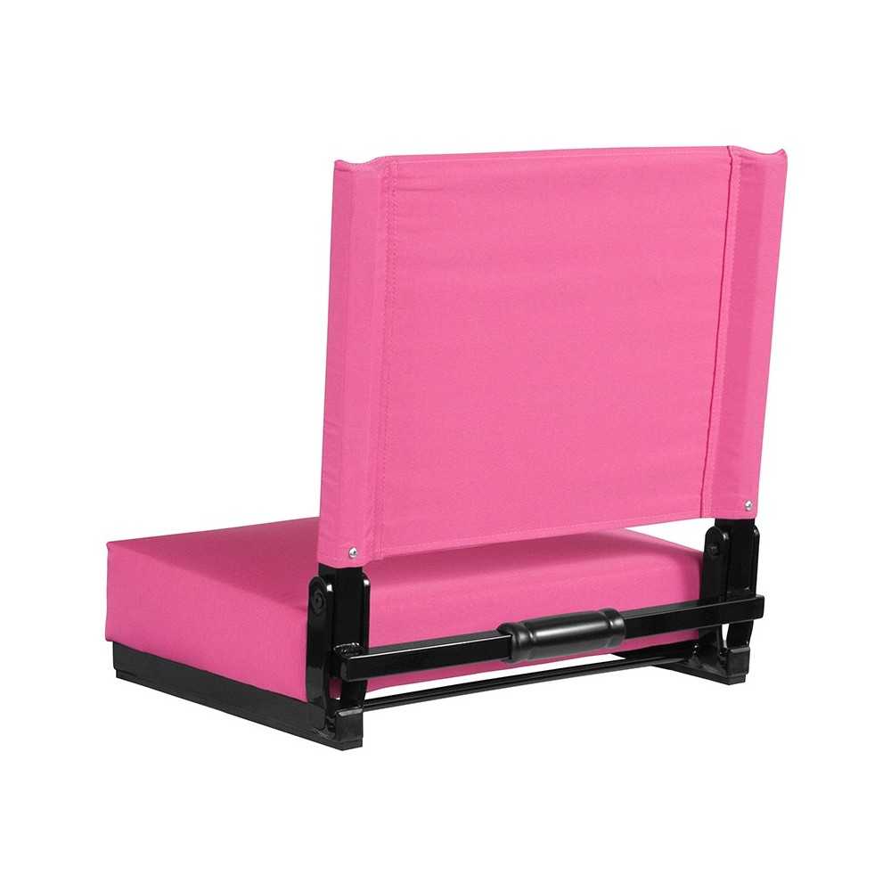 500 LB. Weight Capacity Lightweight Aluminum Frame and Ultra-Padded Seat in Pink
