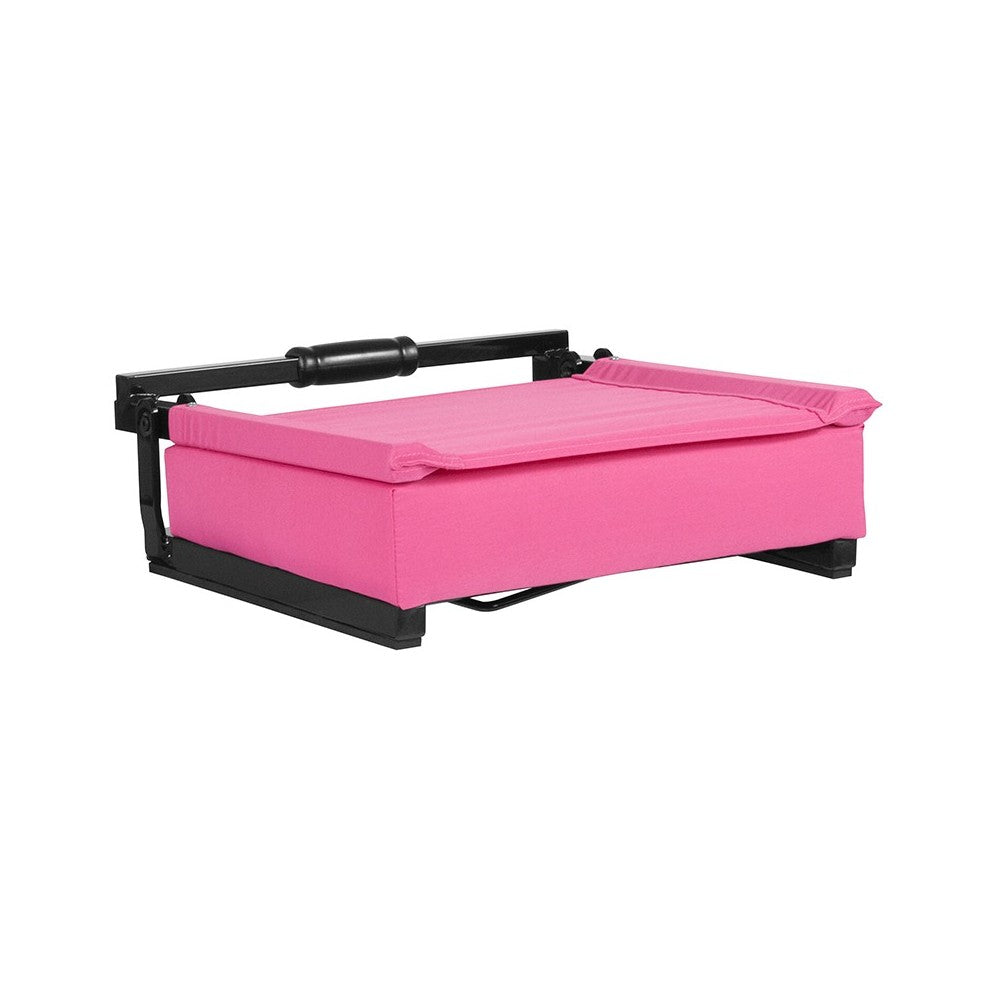 500 LB. Weight Capacity Lightweight Aluminum Frame and Ultra-Padded Seat in Pink