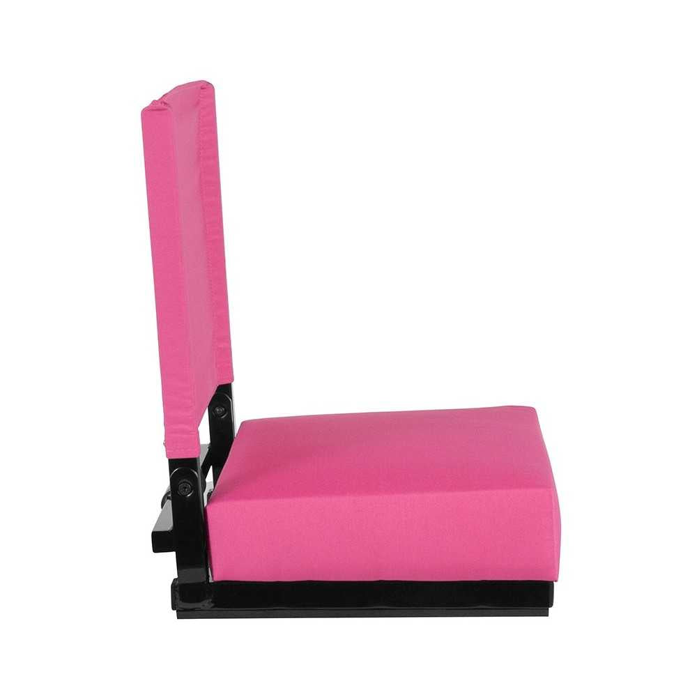 500 LB. Weight Capacity Lightweight Aluminum Frame and Ultra-Padded Seat in Pink