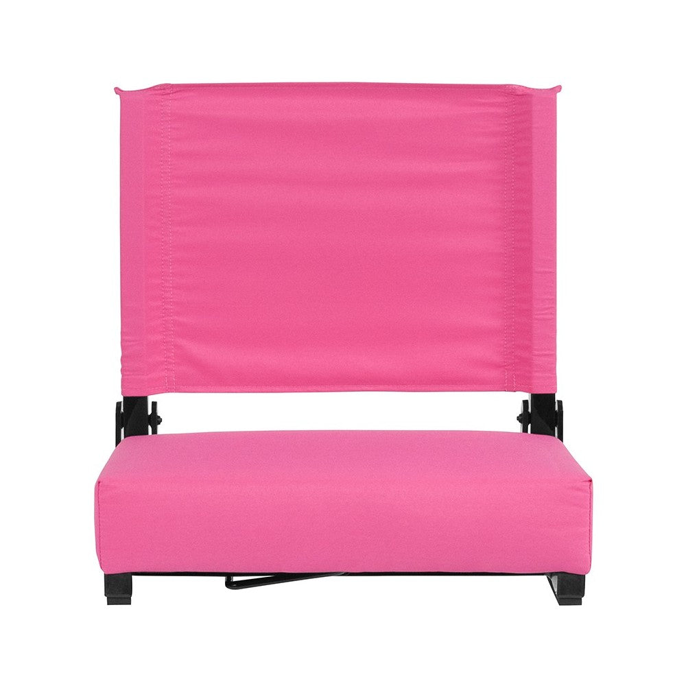 500 LB. Weight Capacity Lightweight Aluminum Frame and Ultra-Padded Seat in Pink