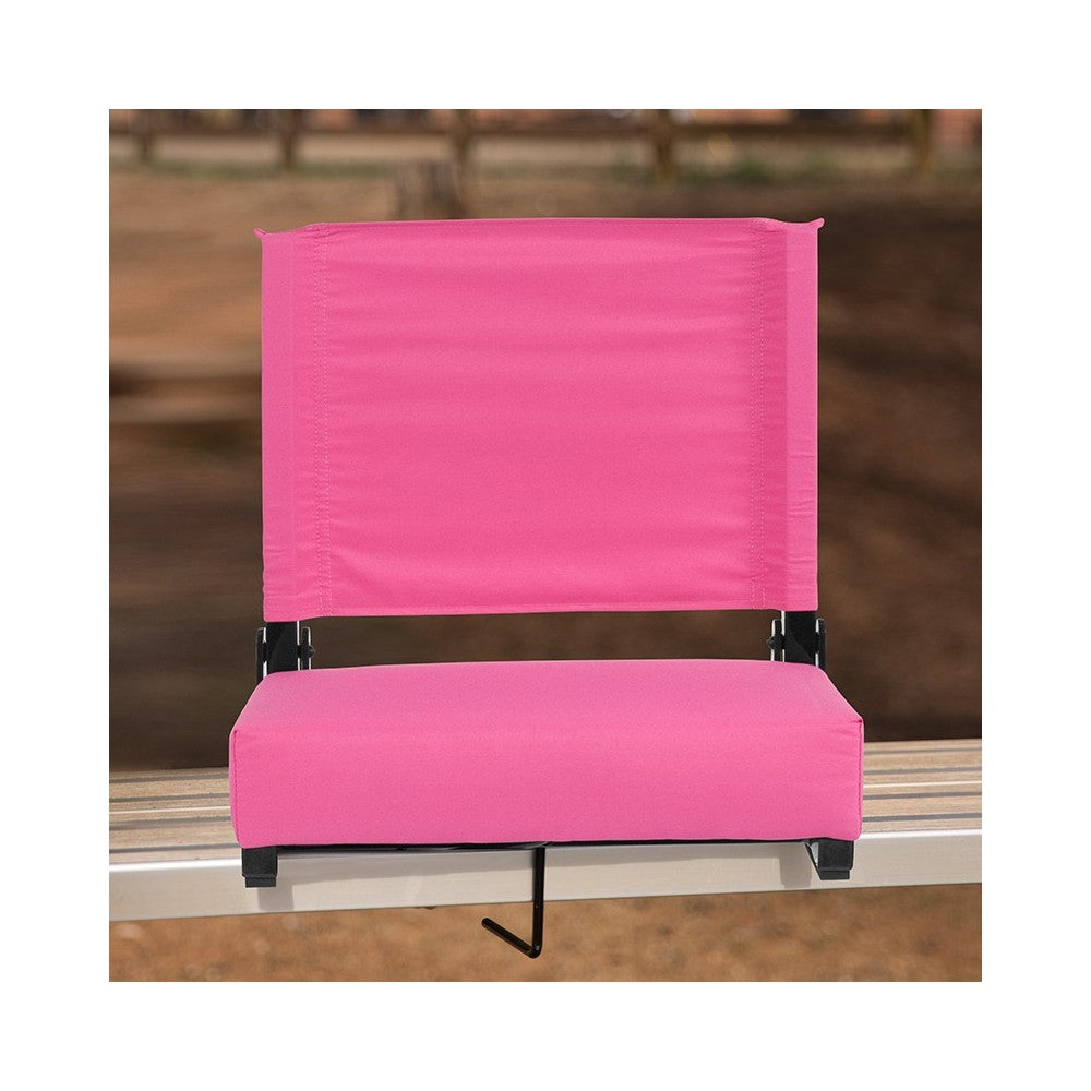 500 LB. Weight Capacity Lightweight Aluminum Frame and Ultra-Padded Seat in Pink